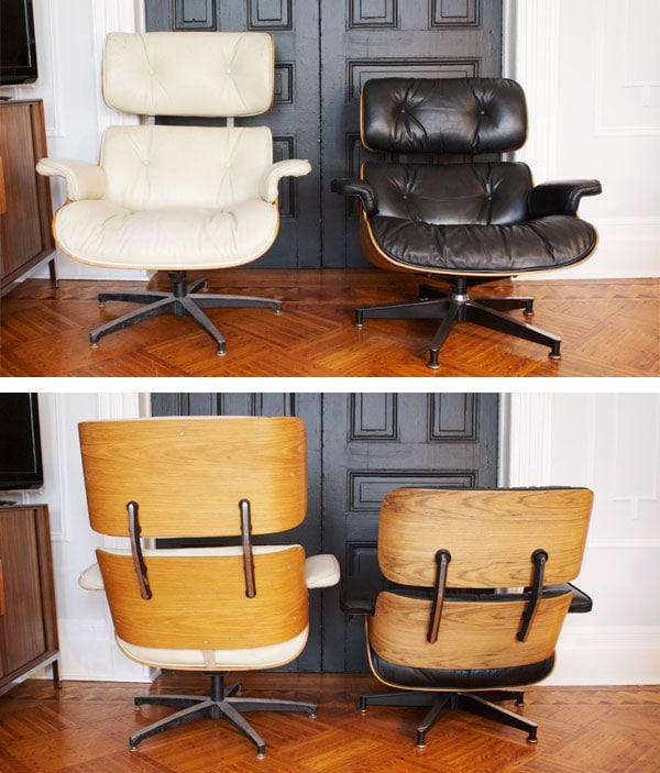 Real Vs Fake The Eames Lounge, Used Eames Lounge Chair Replica